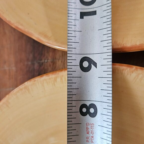 CHARMING CHICKEN ROOSTER SALAD/BREAD PLATE FREE RANGE 8.5 INCH RUSTIC - Picture 6 of 6